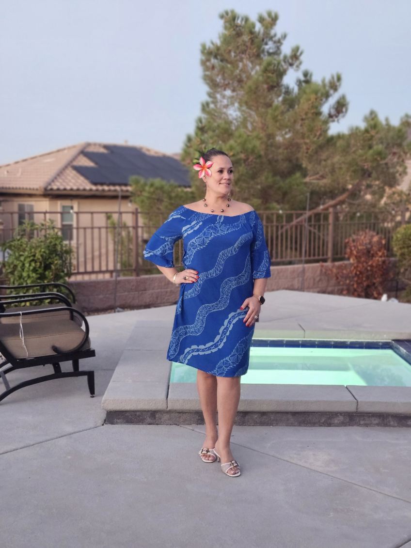Blue Gloria Elei Dress