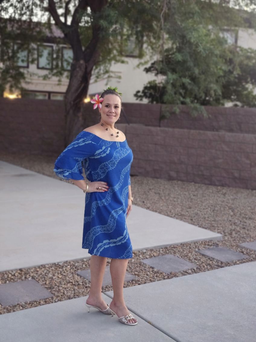 Blue Gloria Elei Dress