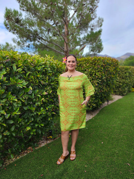 Gloria Off-Shoulder Malu Dress