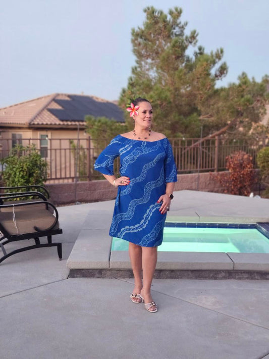 Blue Gloria Elei Dress